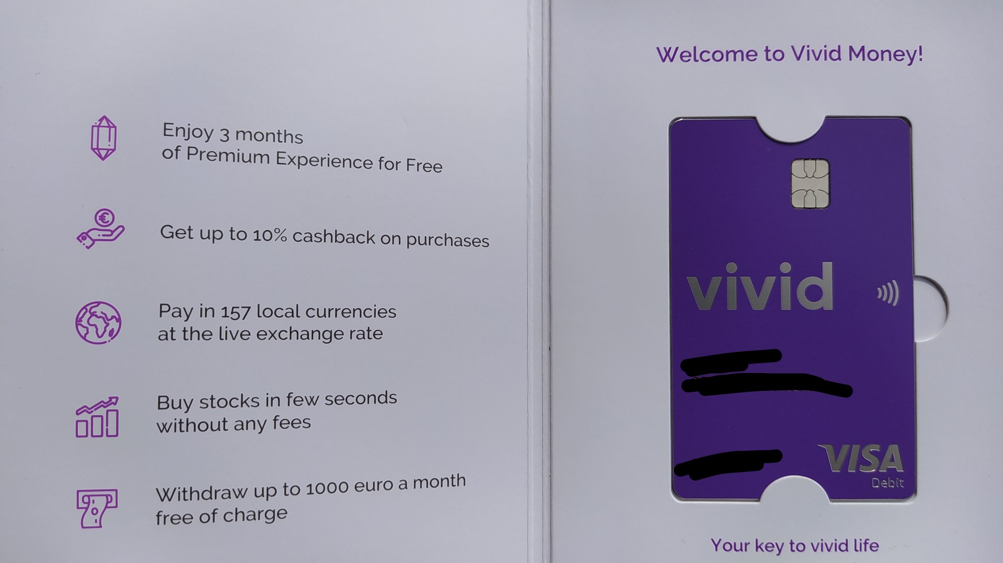 Éstas son las ventajas de la tarjeta Vivid Money la tarjeta y sus ventajas