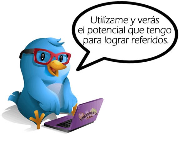Twitter para conseguir referidos