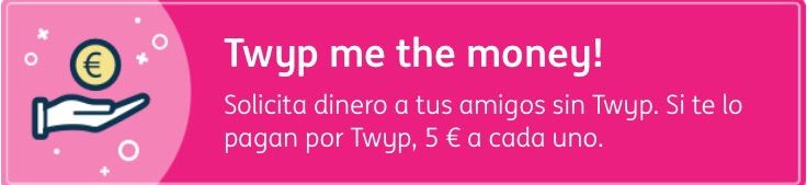 La NO promo de los 5€ de Twyp Promo Twyp