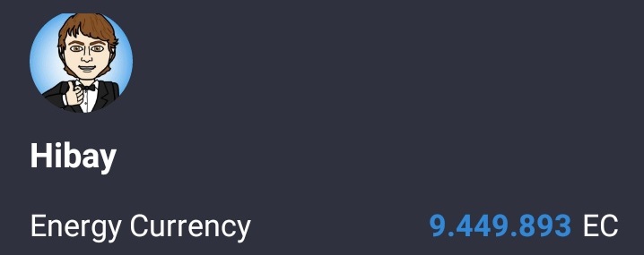 Energy currency
