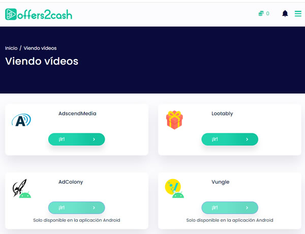 App para ver vídeos y ganar dinero
