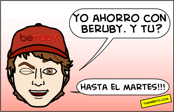 Yo ahorro con beruby, y tú? yo-ahorro