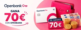 Gana 70€ con Openbank