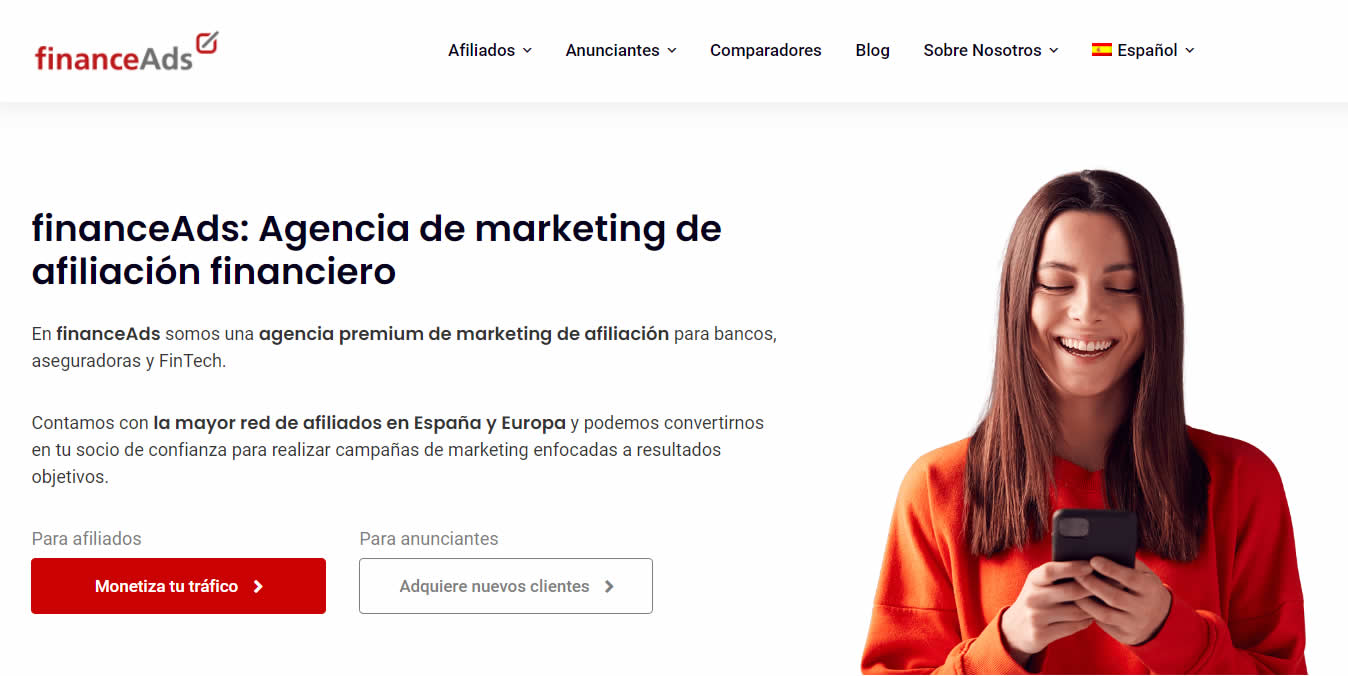 FinanceAds: Marketing de afiliaci&oacute;n financiero
