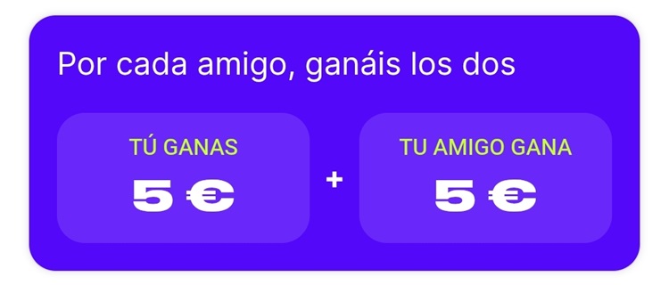 5 euros por amigo invitado a WAIIS