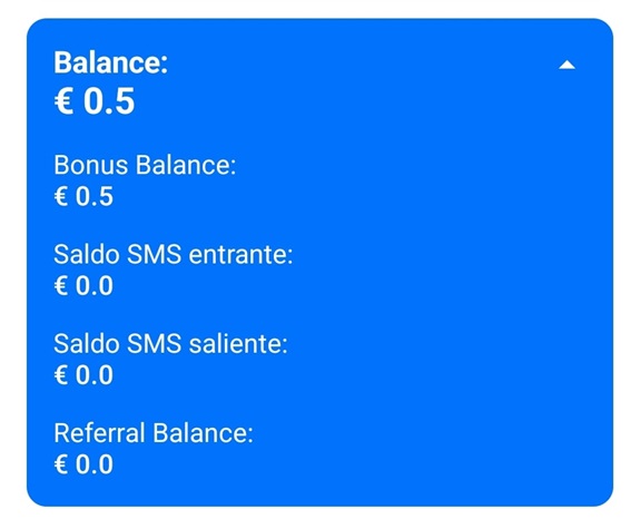 Mi balance en Mobirich: 0€
