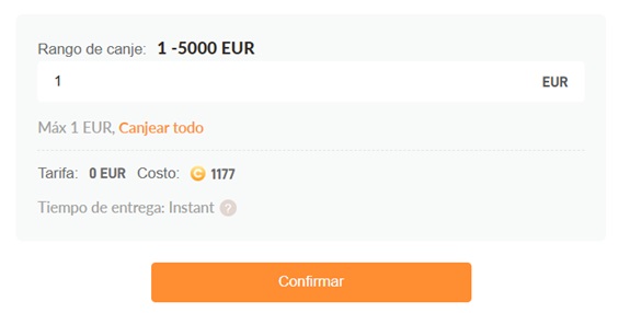 Se puede cobrar a partir de solo 1€