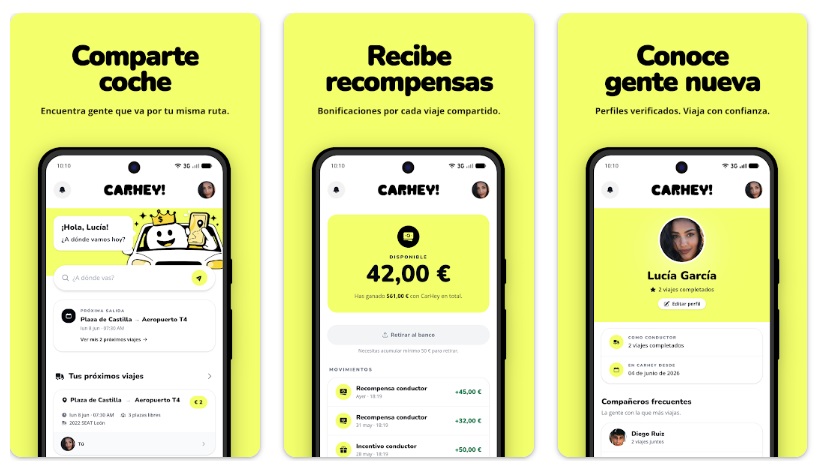 CarHey app