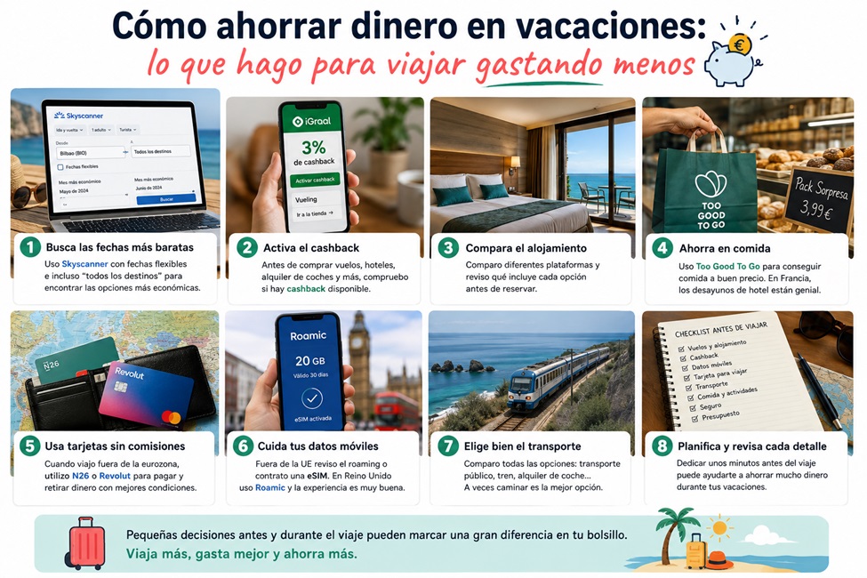 Cómo ahorro en Vacaciones