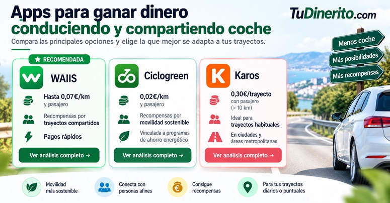 Comparativa carpooling