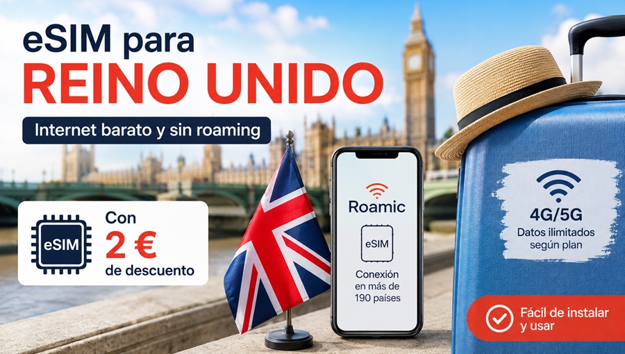 Esim para Reino Unido