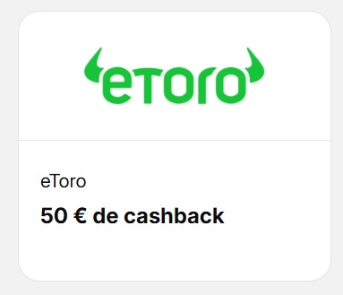 50&euro; de cashback en eToro