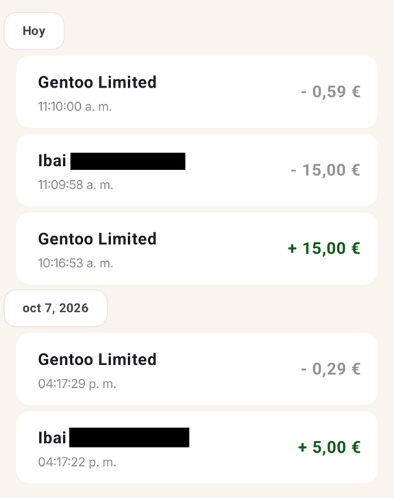 Historial completo de GenToo