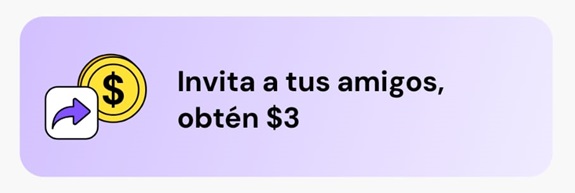 Invita y gana 3$ en Pawns