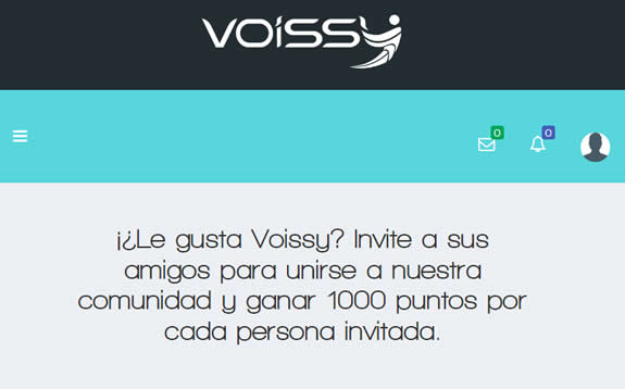 Invita y gana con Voissy
