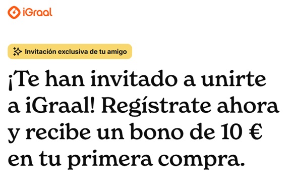 10&euro; en Igraal por ir de mi parte