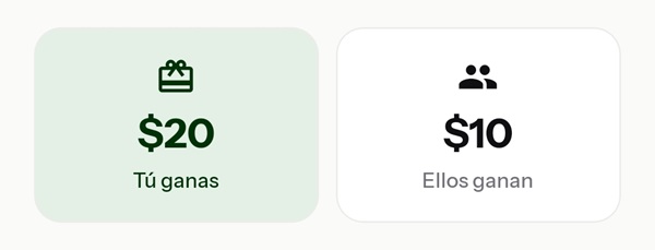 20$ por invitado en Greencart