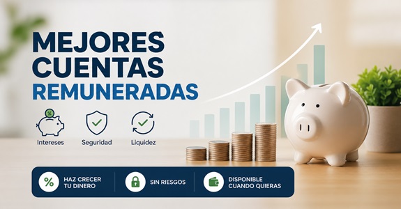 Mejores cuentas remuneradas