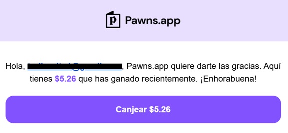 Prueba de pago de Pawns