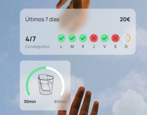 Pasos dados con B100