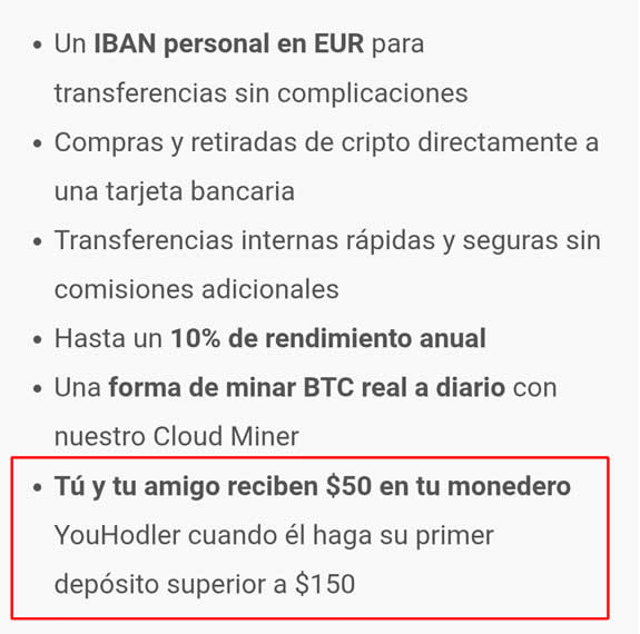 Ventajas por apuntarte en Youhodler