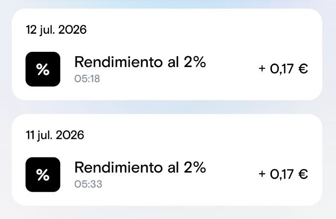 Rendimiento de mi dinero en Deblock