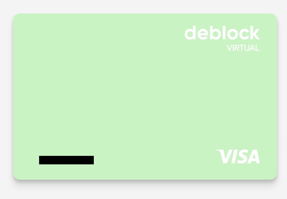 Tarjeta virtual Deblock