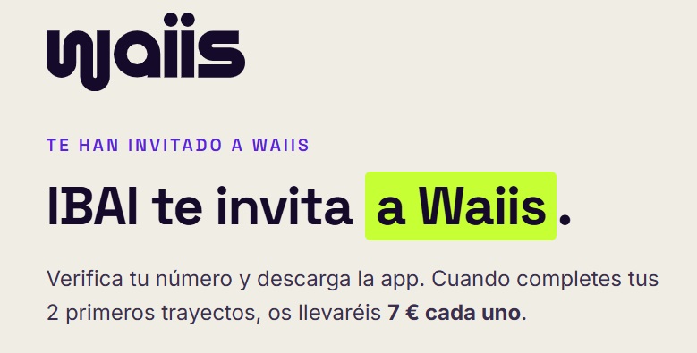 7€ en Waiis